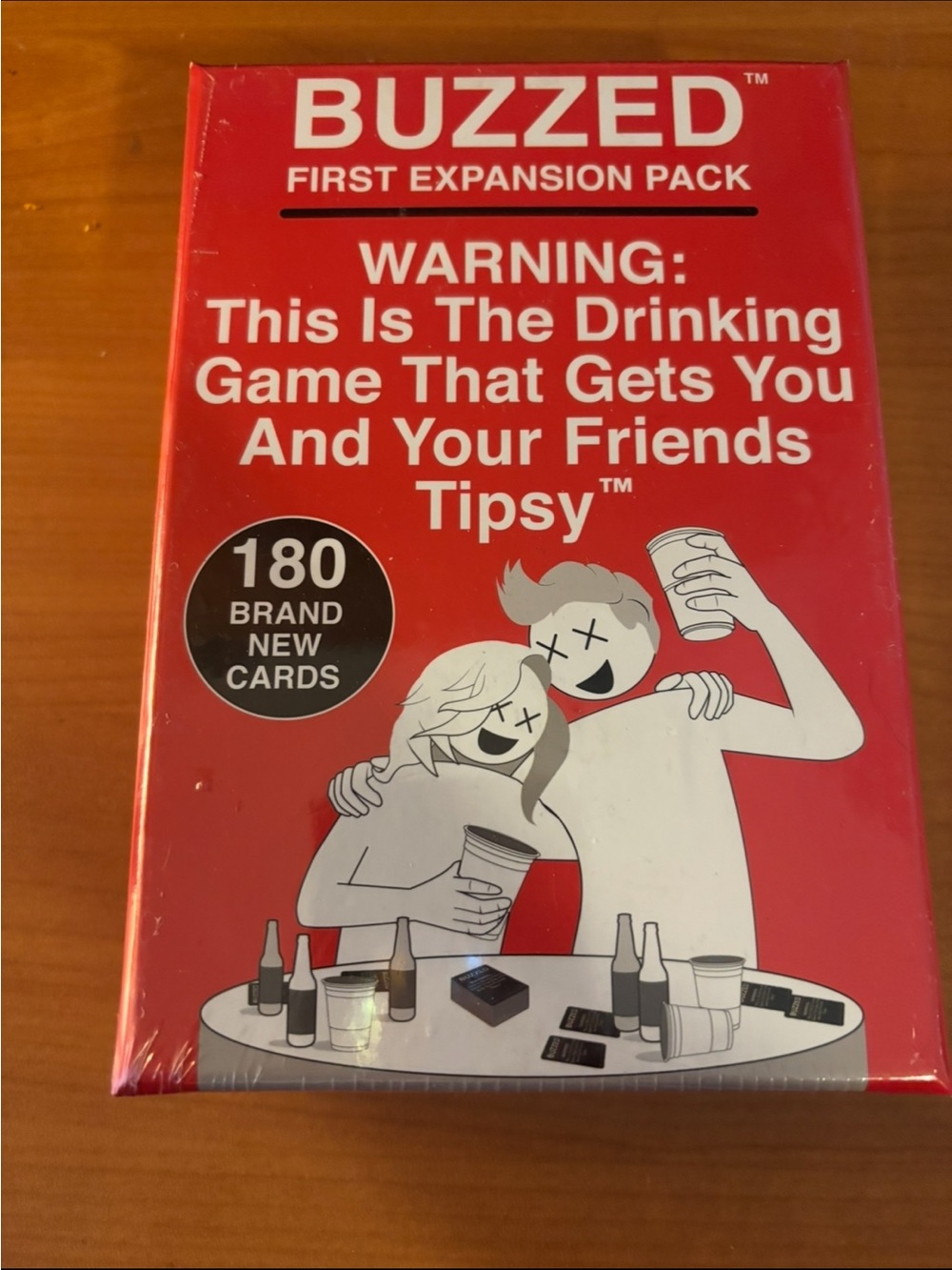 First Expansion Pack Drinking Game Cards - Red